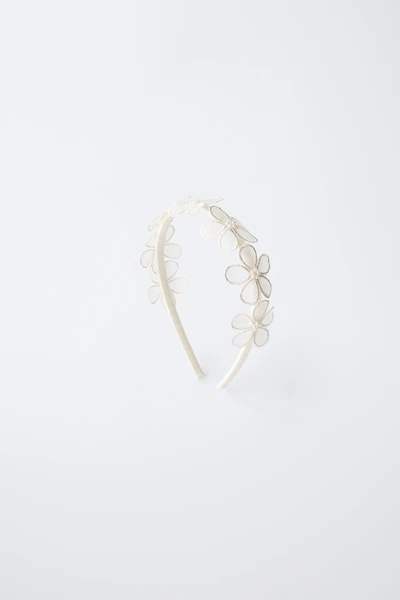 FLOWER AND PEARL HEADBAND