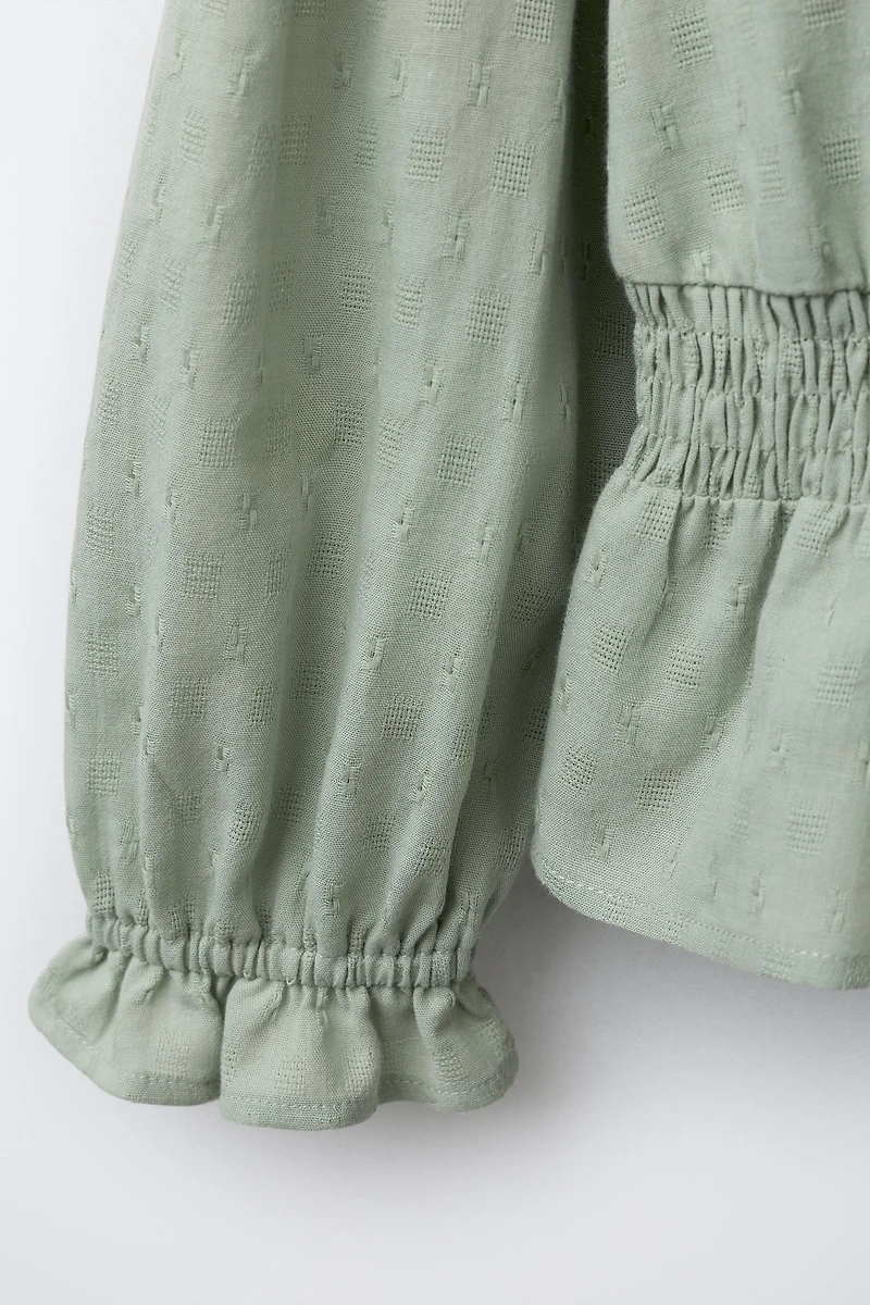 CHEMISE ENTRE-DEUX VOLANTS