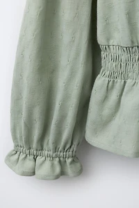 CHEMISE ENTRE-DEUX VOLANTS