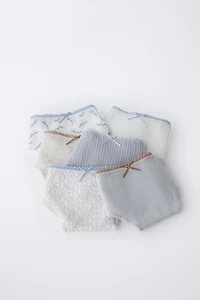 6-14 YEARS/ SIX-PACK OF PRINTED UNDERWEAR