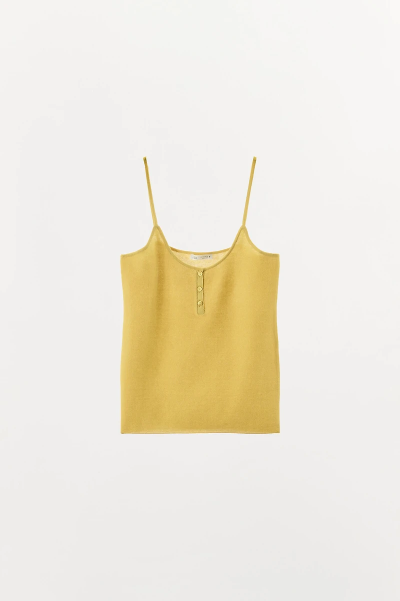 KNIT STRAPPY TOP