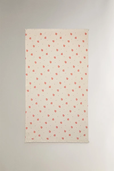 FLORAL BEACH TOWEL