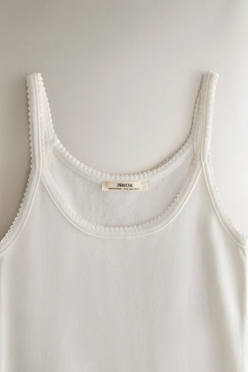 TOP BRETELLES DENTELLE