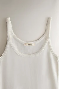 TOP BRETELLES DENTELLE