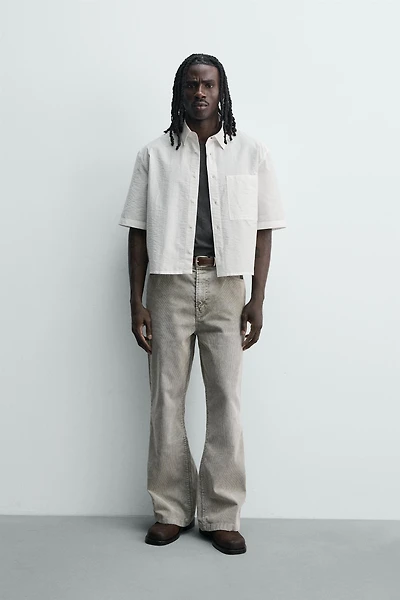 BOXY FIT POCKET SHIRT
