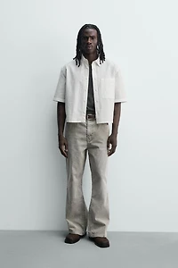 BOXY FIT POCKET SHIRT