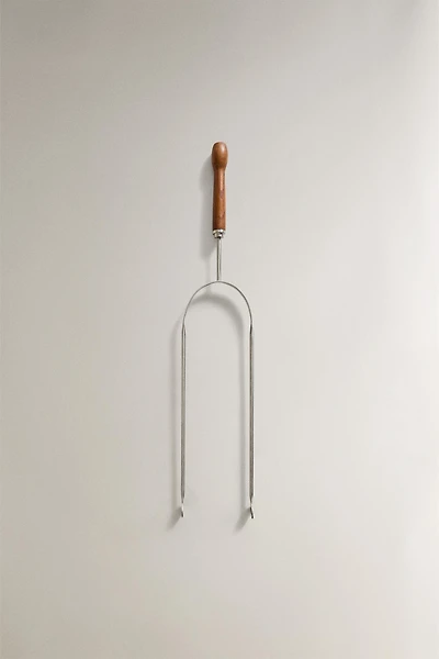 STEEL FIREPLACE TONGS