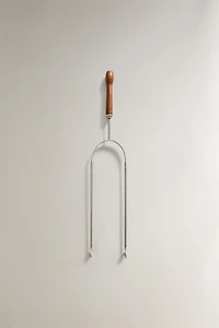 STEEL FIREPLACE TONGS