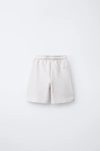 OTTOMAN T-SHIRT AND BERMUDA SHORTS SET WITH LABEL