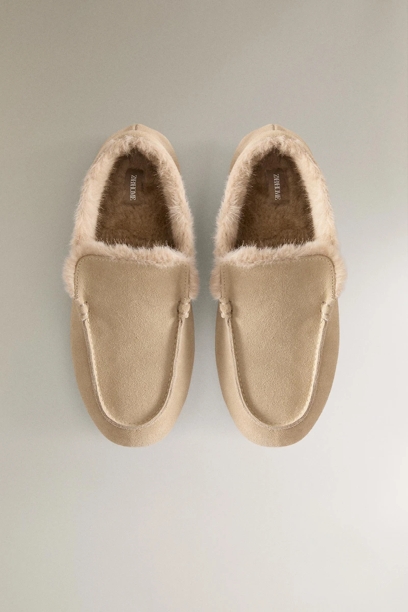 WARM LEATHER LOAFERS