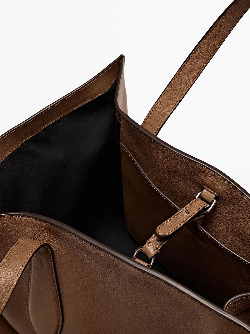 Grand tote bag MD ICON en cuir nappa