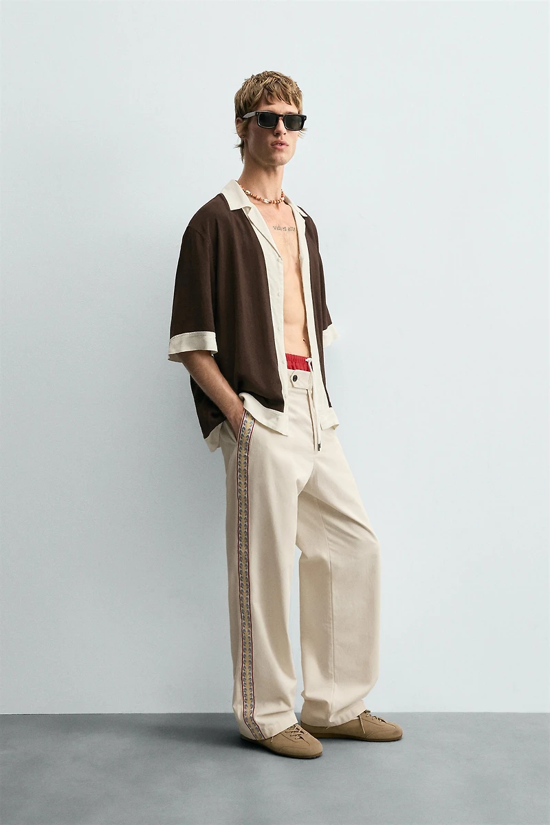 CHEMISE VISCOSE - LIN COLOR BLOCK