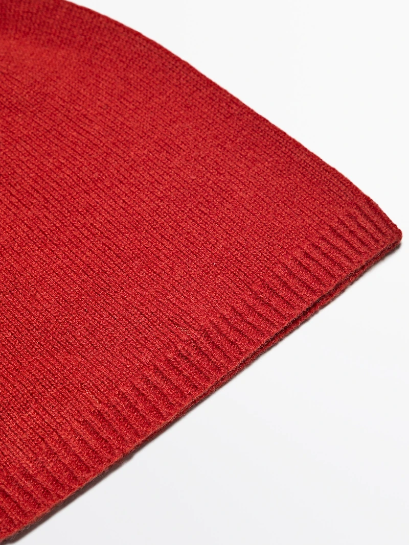Fine knit beanie