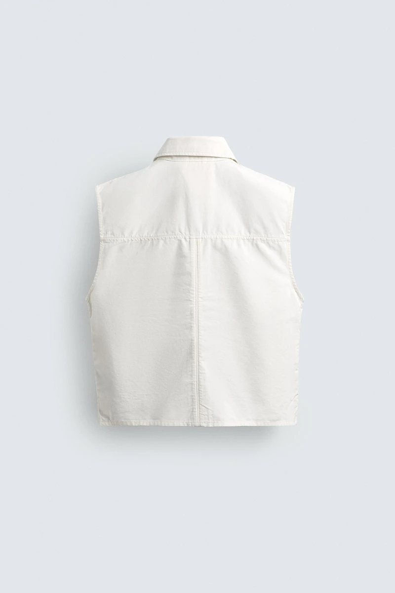 RELAXED FIT UTILITY POCKET VEST