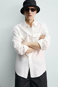 CHEMISE FLUIDE REGULAR FIT À POCHES AARON LEVINE X ZARA