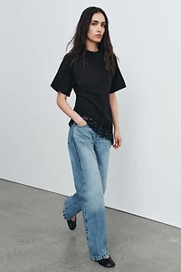 HEAVY COTTON LACE T-SHIRT