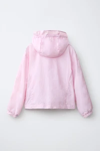 WATER REPELLENT HOODED RAINCOAT