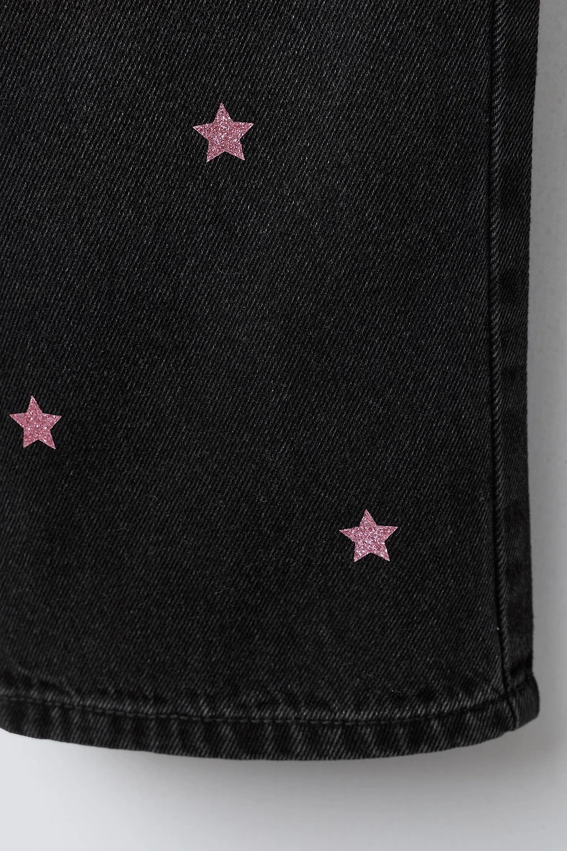 SHIMMER STAR CULOTTE JEANS