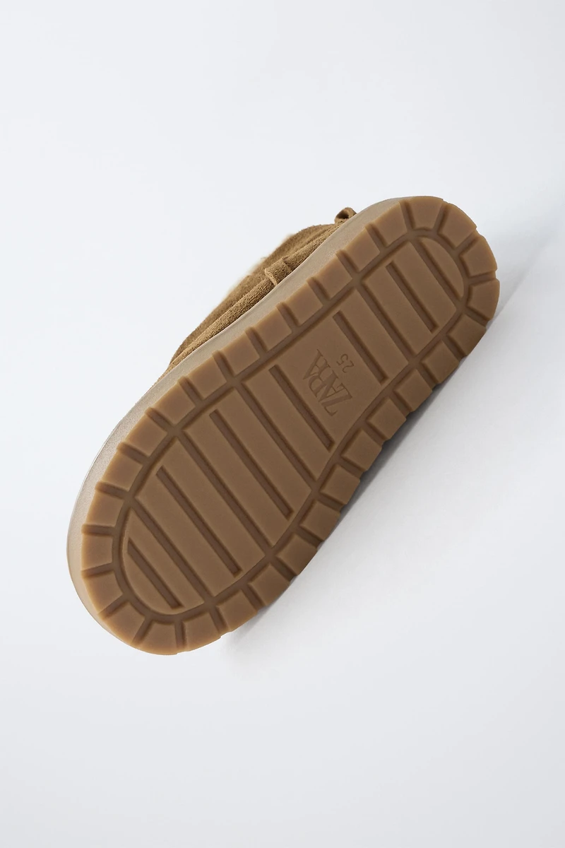 LINED LEATHER BOOTS