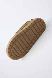 LINED LEATHER BOOTS