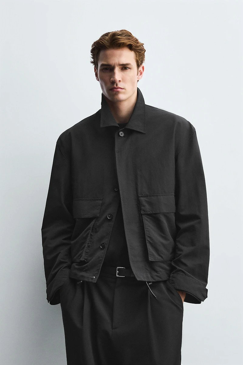 BOXY FIT POCKET JACKET