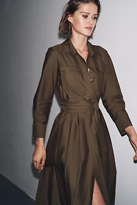 ZW COLLECTION POPLIN SHIRT DRESS