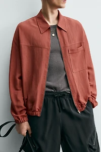 SURCHEMISE RELAXED FIT ZIPPÉE