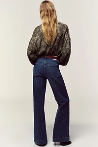Z1975 FLARE HIGH WAIST JEANS WITH BELT