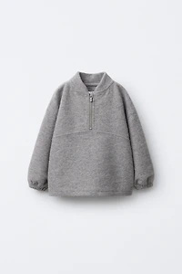 SOFT ZIP SWEATSHIRT