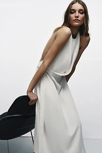 ROBE HALTER FLUIDE ZW COLLECTION