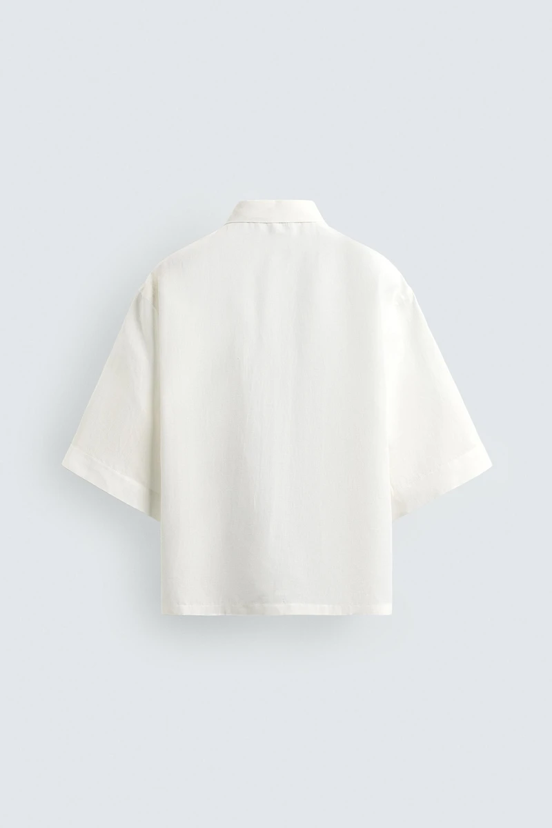 BOX-FIT TEXTURED SHIRT