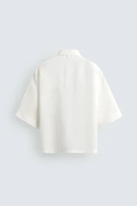 BOX-FIT TEXTURED SHIRT