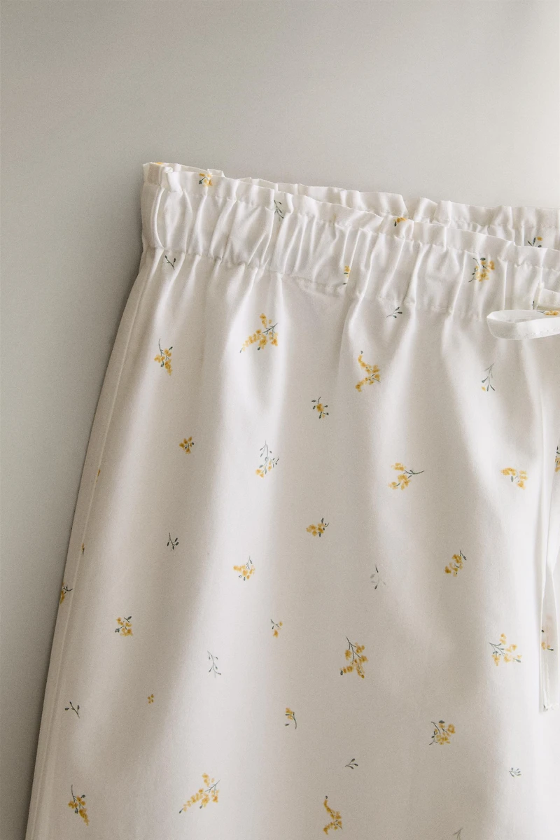 PANTALON FLEURI