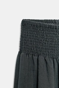 ELASTIC WAIST BAGGY PANTS