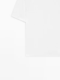 T-shirt 100 % lin à manches courtes