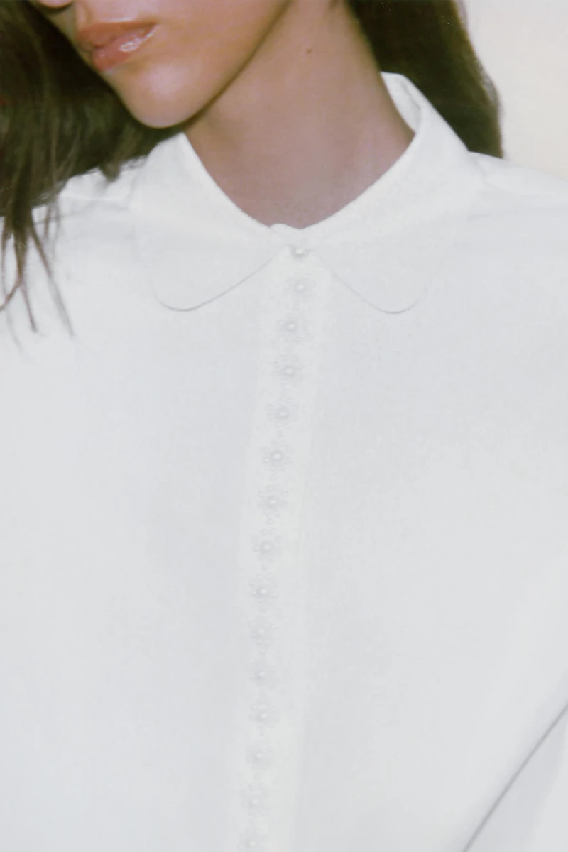PEARL POPLIN SHIRT