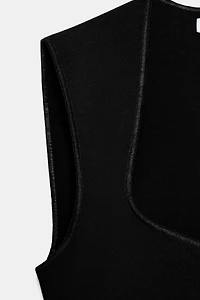 STRETCH SQUARE NECK BODYSUIT