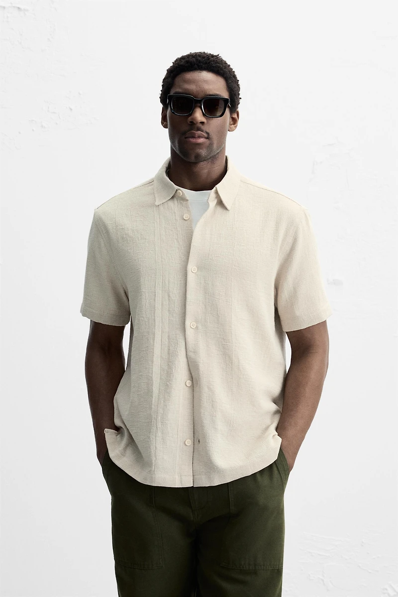 CHEMISE REGULAR FIT STRUCTURÉE