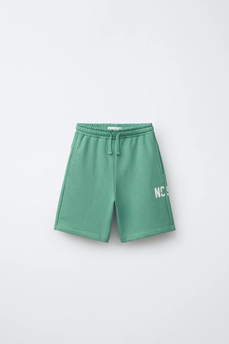 PRINTED JOGGING SHORTS