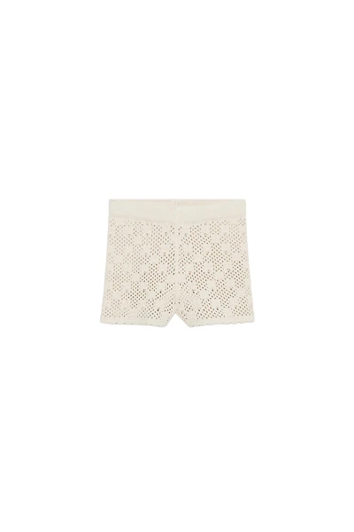 POINTELLE KNIT SHORTS
