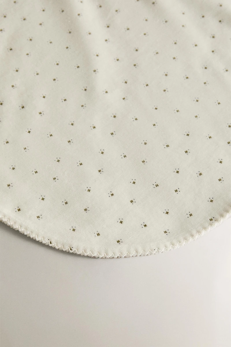 KIDS VELOUR CLOVER PRINT BLANKET