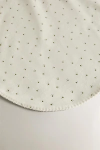 KIDS VELOUR CLOVER PRINT BLANKET