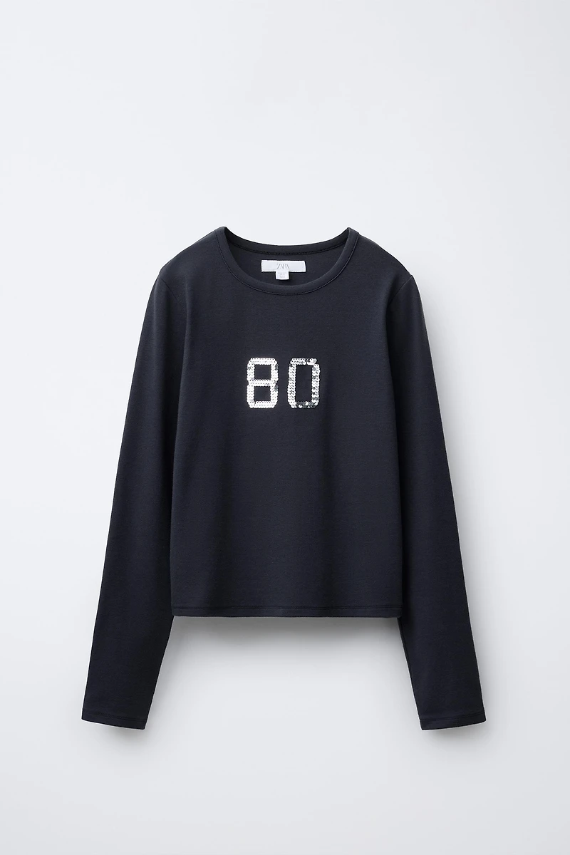 T-SHIRT BRODÉ PAILLETTES