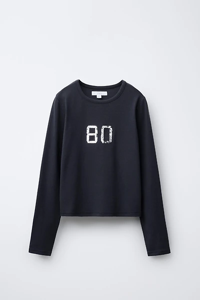 T-SHIRT BRODÉ PAILLETTES