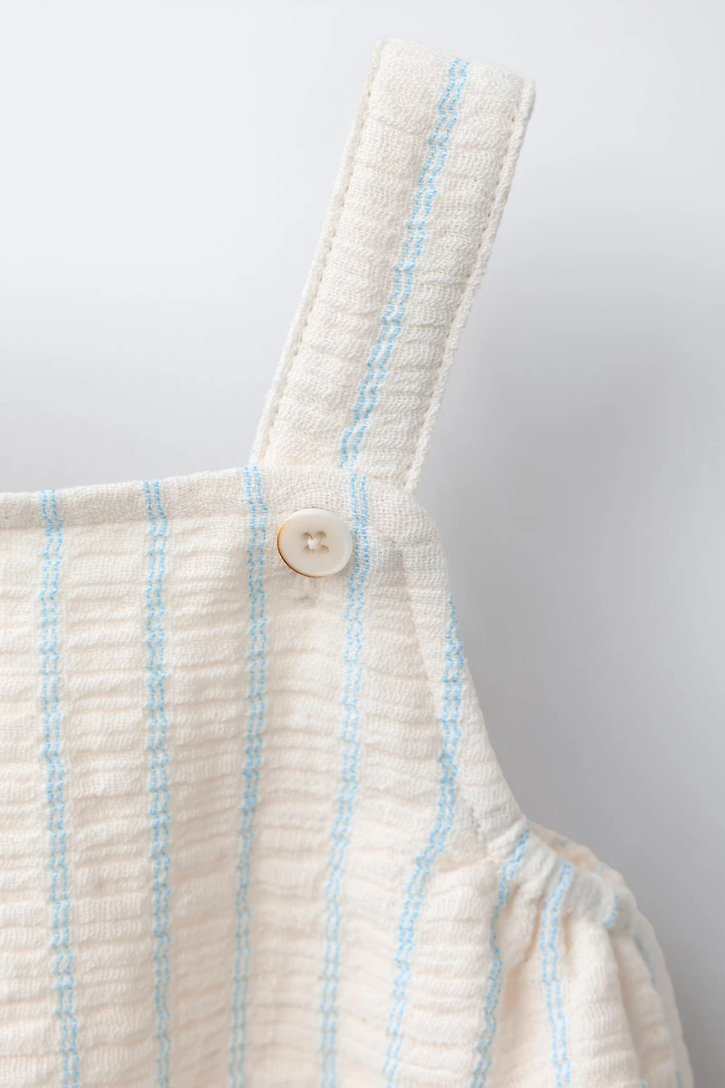 STRIPED ROMPER