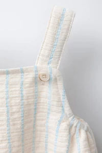 STRIPED ROMPER