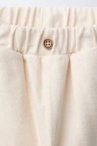 TWILL BUTTON PANTS