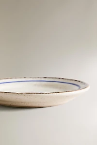 STONEWARE FISH SIDE PLATE