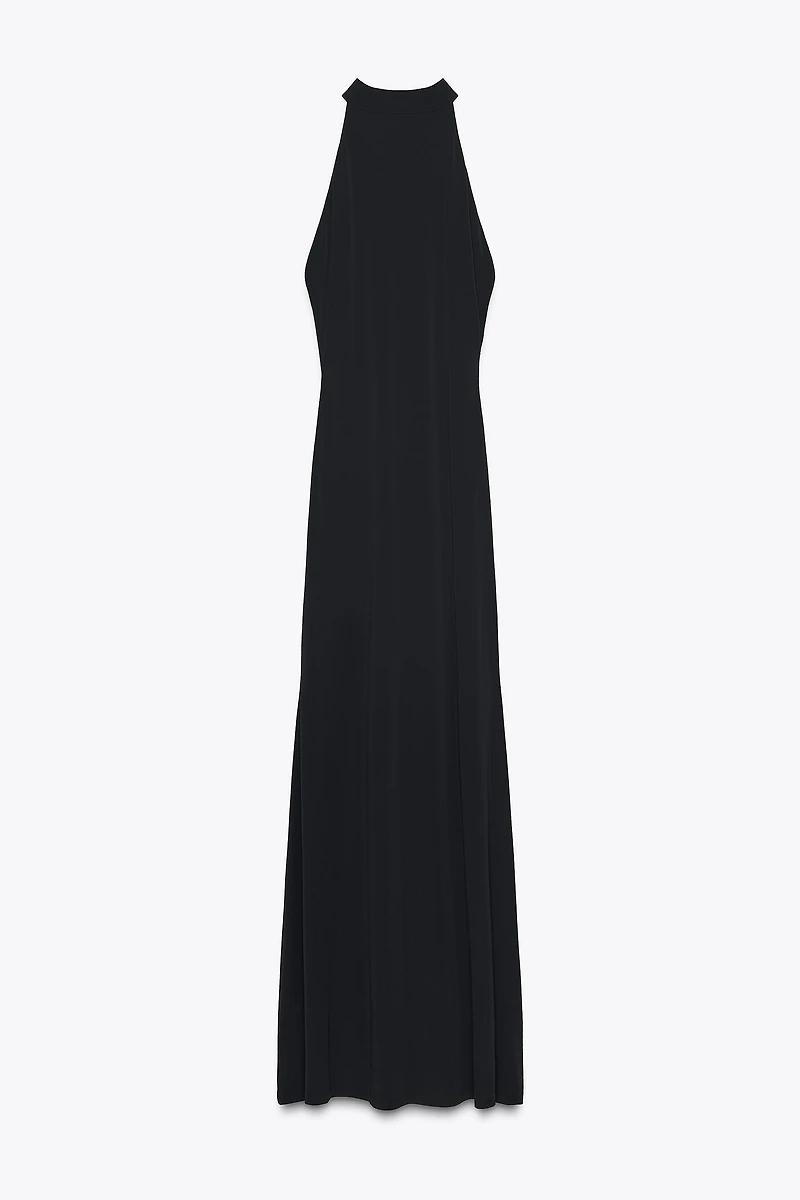 ROBE LONGUE HALTER DOS NU