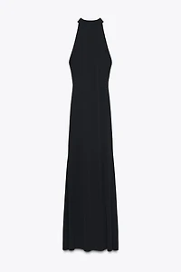 ROBE LONGUE HALTER DOS NU